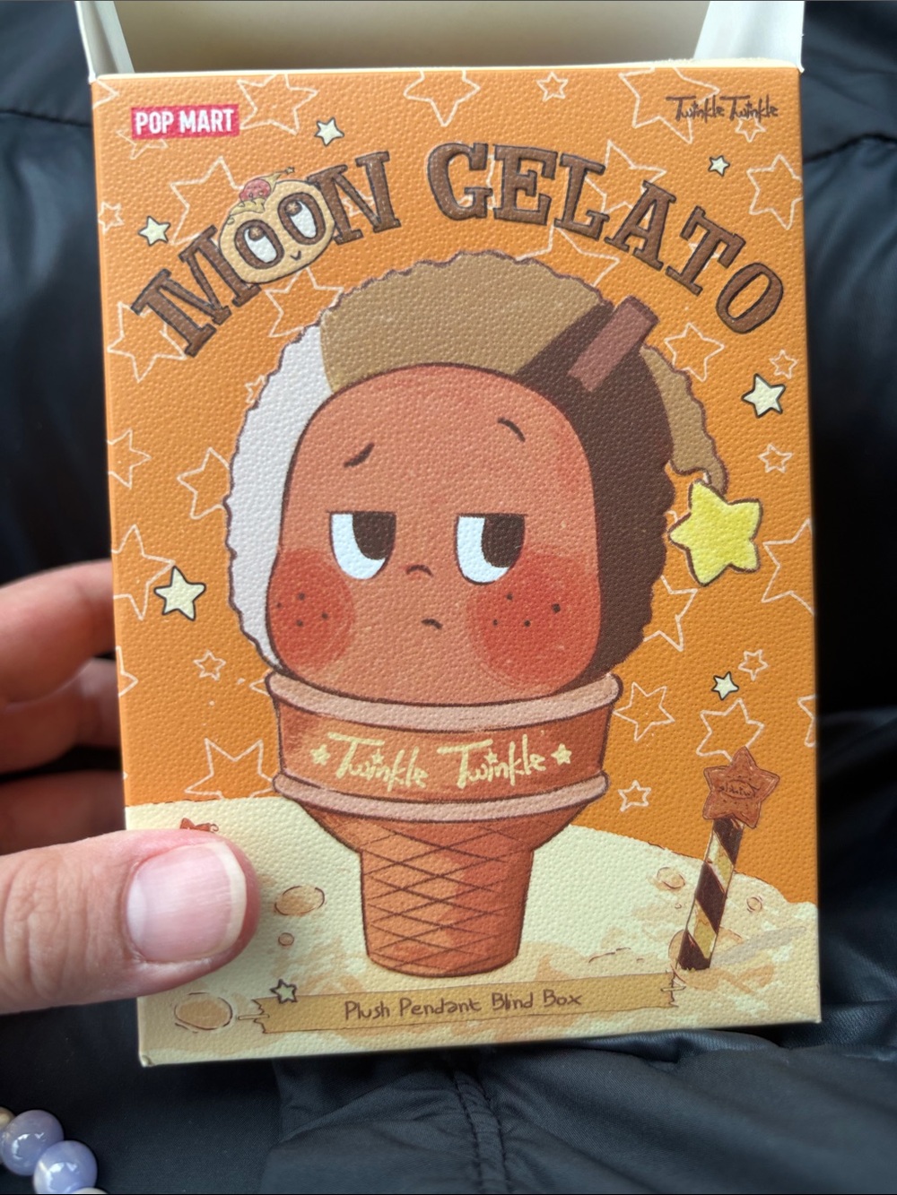 MOON GELATO Series-Ice Cream Plush Pendant confirmed Cinnamon Whisky gelato Box